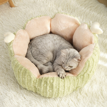 Φωλιά Γάτας, Ζεστό Ημι-Κλειστό Σπιτάκι για Γατάκια τον Χειμώνα, Χαλί Φωλιάς Universal για Όλες τις Εποχές, Σκύλος για Κουτάβια, Κρεβάτι Γάτας, Είδη Κατοικίδιων