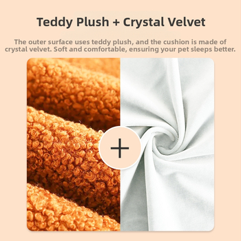 Φωλιά γάτας κολοκύθας για το Halloween Διασυνοριακό Φθινόπωρο και Χειμώνας Ζεστό Σπίτι Γάτας Κλειστό Φωλιά Γάτας και Σκύλου για Κατοικίδιο Halloween