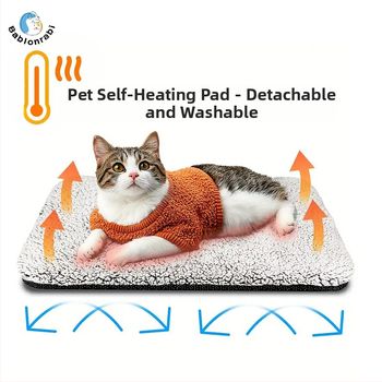 Prekogranična periva uklonjiva prostirka za pohranu topline za kućne ljubimce, prostirka za mačke i pse, za očuvanje topline, veleprodajna topla prostirka za grijanje