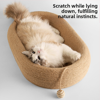 Szizál macska kaparómedence kopásálló morzsamentes macskakarom tábla macskafészek integrált karcálló szuper nagy macska kaparómedence macskajáték