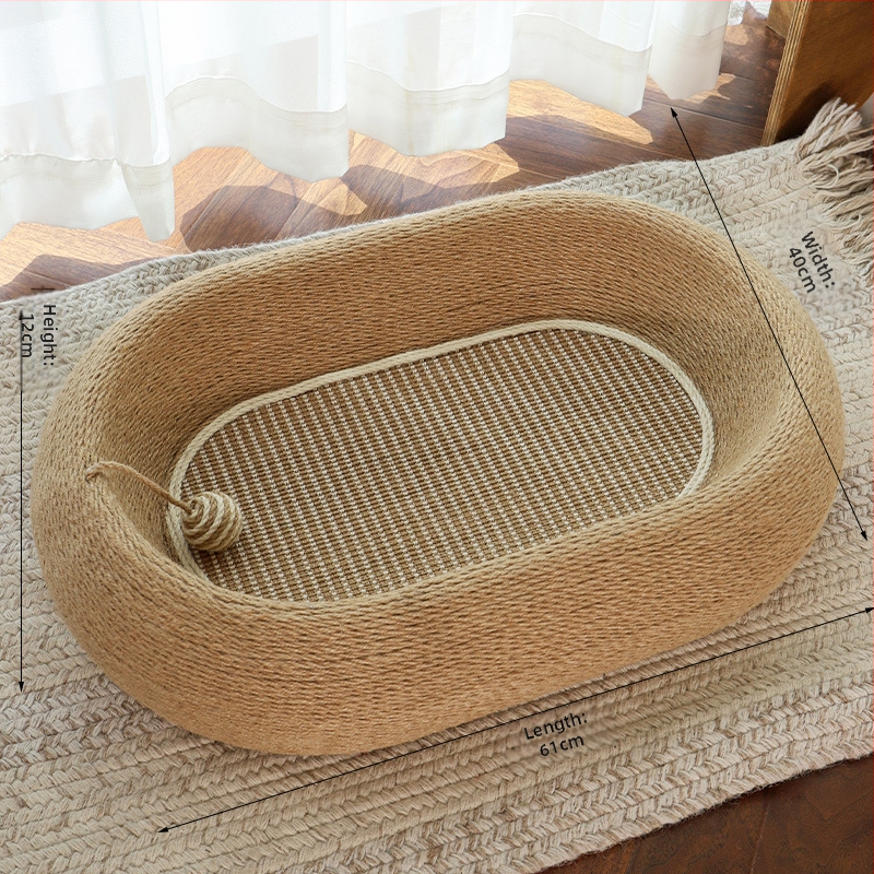 Szizál macska kaparómedence kopásálló morzsamentes macskakarom tábla macskafészek integrált karcálló szuper nagy macska kaparómedence macskajáték