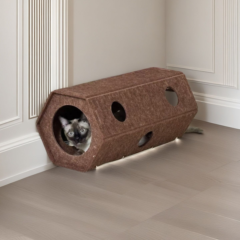 Új alagút, négy évszakos, kopásálló macskakaparódeszka, macskajáték, macskajáték, macskaalagút, labirintus, fúrólyuk