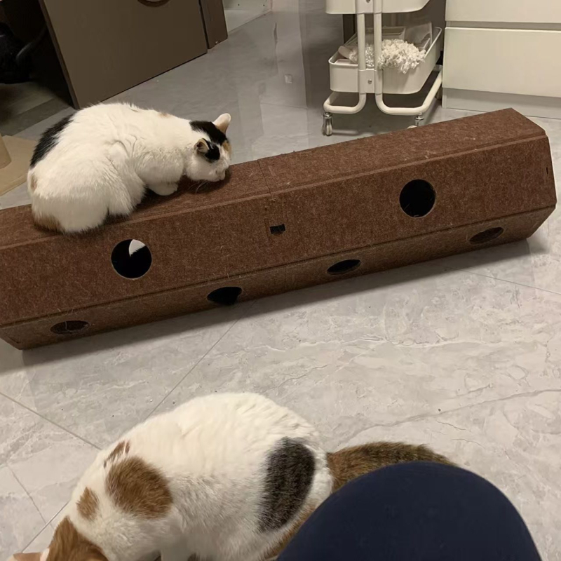 Új alagút, négy évszakos, kopásálló macskakaparódeszka, macskajáték, macskajáték, macskaalagút, labirintus, fúrólyuk