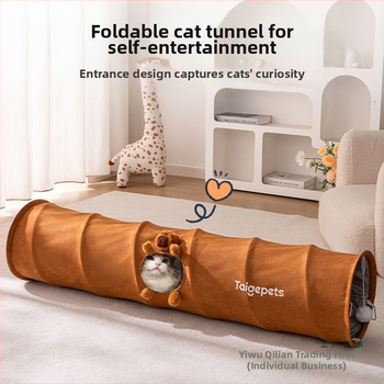 Kačių tunelio tipo lizdas, universalus visiems metų laikams, kačių tunelio tipo prieglauda, vasaros miego lizdas jaunoms katėms, augintiniams ir sodininkams