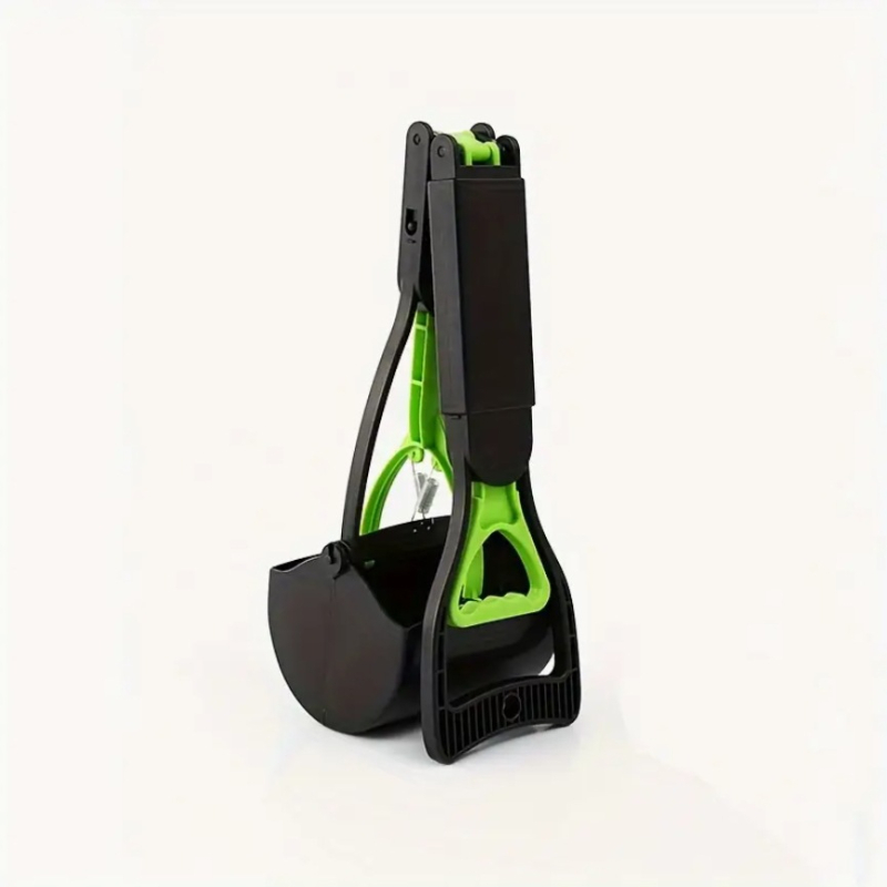 Сгъваема скоба за тоалетна за домашни любимци с дълга дръжка 70 см, скоба за кучета, почистващи препарати за домашни любимци, опаковчик за кучешки ака, бране на тоалетна