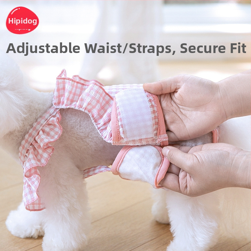 Кучешки гъбички Дантелена лента за корем за женски кучета против тормоз Панталони за кучета Пелени за домашни любимци
