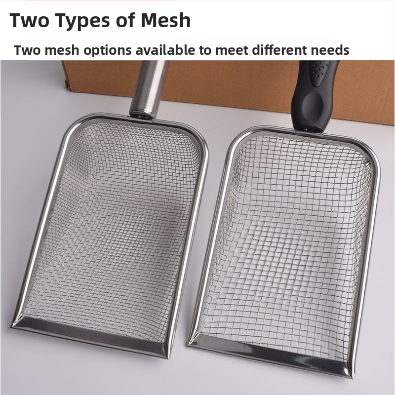 Лопатка за котешка тоалетна от неръждаема стомана, бентонит, рутин, пилешки котешки ака, минерален пясък, филтър за акане, лопата за пясък, инструмент за събиране на домашни акане