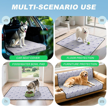 Προσαρμοσμένο διασυνοριακό μαξιλάρι πάνας που πλένεται στο πλυντήριο, ισχυρό απορροφητικό μαξιλάρι πάνας για κατοικίδια, επαναλαμβανόμενη αντιολισθητική πάνα εκπαίδευσης για σκύλους