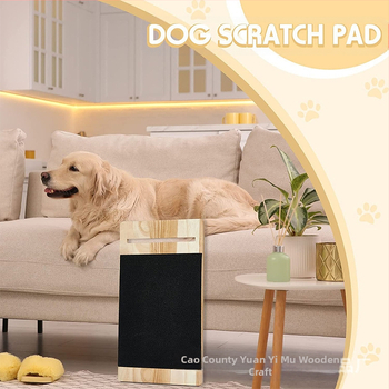 Határokon átnyúló macska- és kutyakarom-kaparó, fából készült kutyaköröm-kaparó, kihúzható és javítható köröm-kisállat-kellékek csiszolópapírral ellátott kaparódeszka
