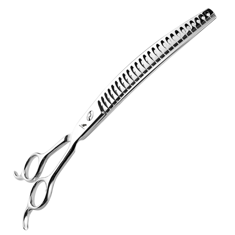 8,0 инча рибена кост плътни зъби извити зъби ножици за красота извити ножици тример за домашни любимци извити зъби ножици за домашни любимци извити зъби