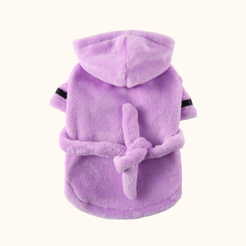 Είδη για κατοικίδια, κοντή βελούδινη απορροφητική πετσέτα μπάνιου, μπουρνούζι για γάτες, γαλλικό μπουρνούζι για κατοικίδια, νυχτικό για πιτζάμες