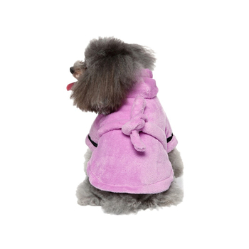 Είδη για κατοικίδια, κοντή βελούδινη απορροφητική πετσέτα μπάνιου, μπουρνούζι για γάτες, γαλλικό μπουρνούζι για κατοικίδια, νυχτικό για πιτζάμες