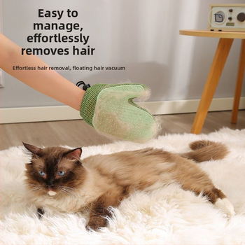 Piiriüleselt populaarsed lemmikloomade hoolduskindad kassidele, 2-ühes karvaeemaldus ja massaaž, hulgimüügis karvaeemaldus