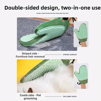 Piiriüleselt populaarsed lemmikloomade hoolduskindad kassidele, 2-ühes karvaeemaldus ja massaaž, hulgimüügis karvaeemaldus