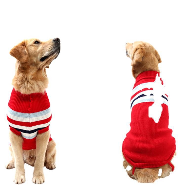 Hulgimüük sügis- ja talvepaksendatud kuldse karvaga loomakasvatus Husky samojeedi varrukatega koerakampsun juuste põlvkond