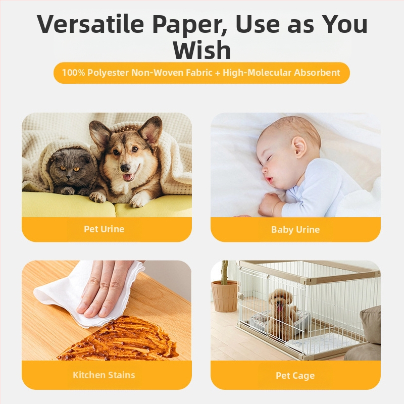 Подложка за пелени за домашни любимци Подложка за пелени за кучета Дезодорант за пелени за котки Консумативи за тоалетна за обучение на домашни любимци