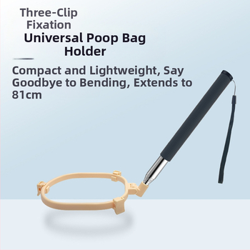 Колектор за тоалетни за кучета, колектор за тоалетни за разхождане на кучета, компактен универсален колектор за тоалетни за домашни любимци с три катарами