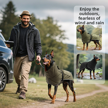Kutyaruházat, Kültéri Kabátok Kisállatoknak, Vízálló és Esőálló Kültéri Kabátok Esőben Vagy Fényes Napon, Széldzseki Nagy Kutyáknak