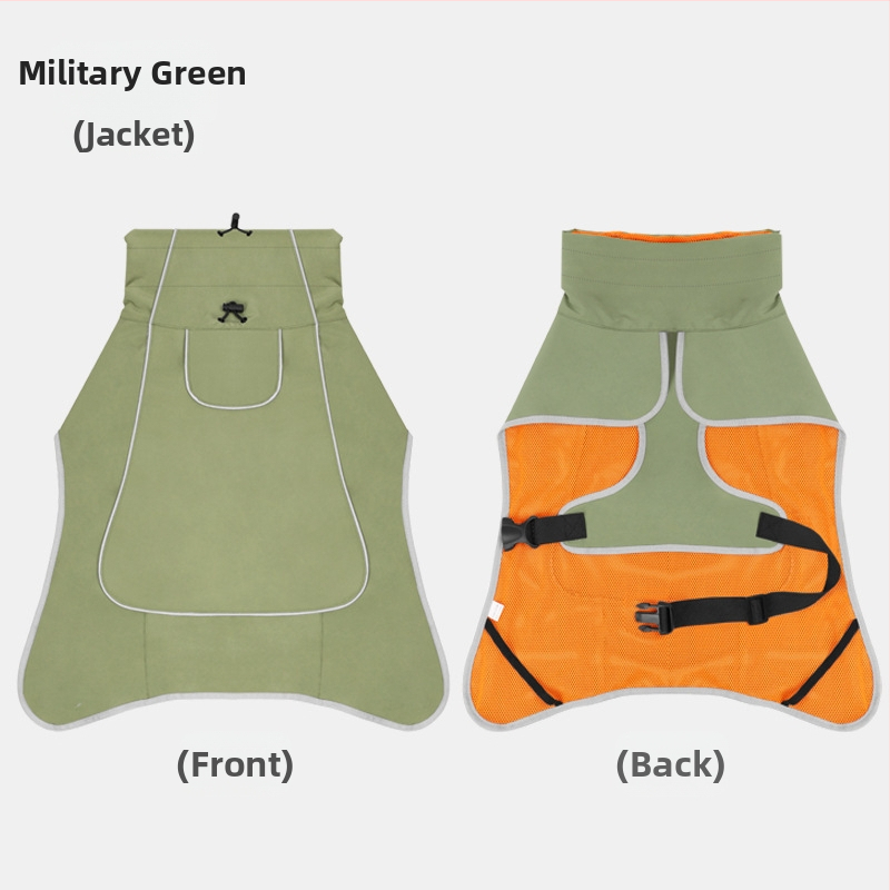 Kutyaruházat, Kültéri Kabátok Kisállatoknak, Vízálló és Esőálló Kültéri Kabátok Esőben Vagy Fényes Napon, Széldzseki Nagy Kutyáknak