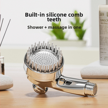 Κεφαλή ντους για κατοικίδια, γάτα, σκύλος, κεφαλή ντους, συσκευή μασάζ, τρίψιμο, κεφαλή υπό πίεση, φυσαλίδες