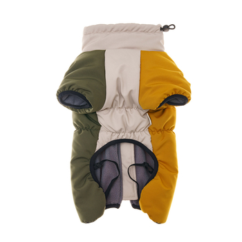 Ρούχα Σκύλου με Αγκράφα Έλξης για Πόδια Αρκουδάκι, Ζεστό και Πυκνό Χειμερινό Μπουφάν με Επένδυση από Φλις για Μικρές και Μεσαίες Αρκούδες