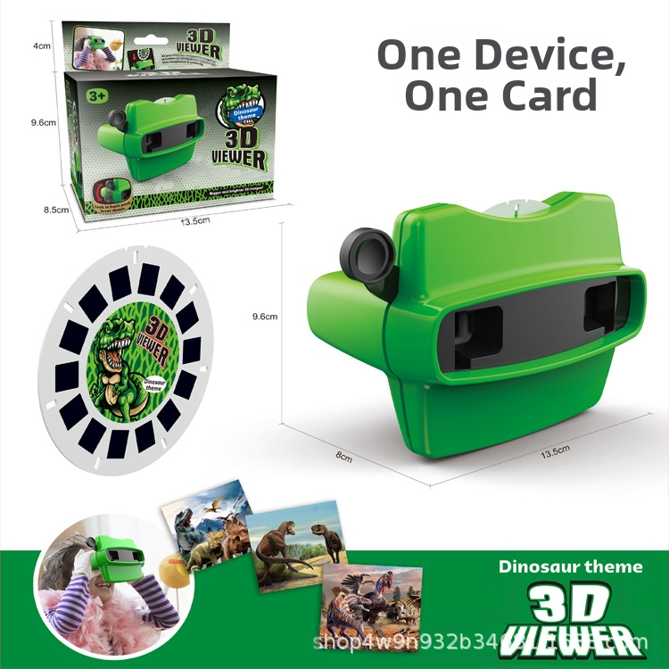 Tarpvalstybinis vienaragio mažo teatro 3D peržiūros aparato monstro populiaraus mokslo stereoskopinio žiūrėjimo mokslo 3D vaikų dovanų tiekimas