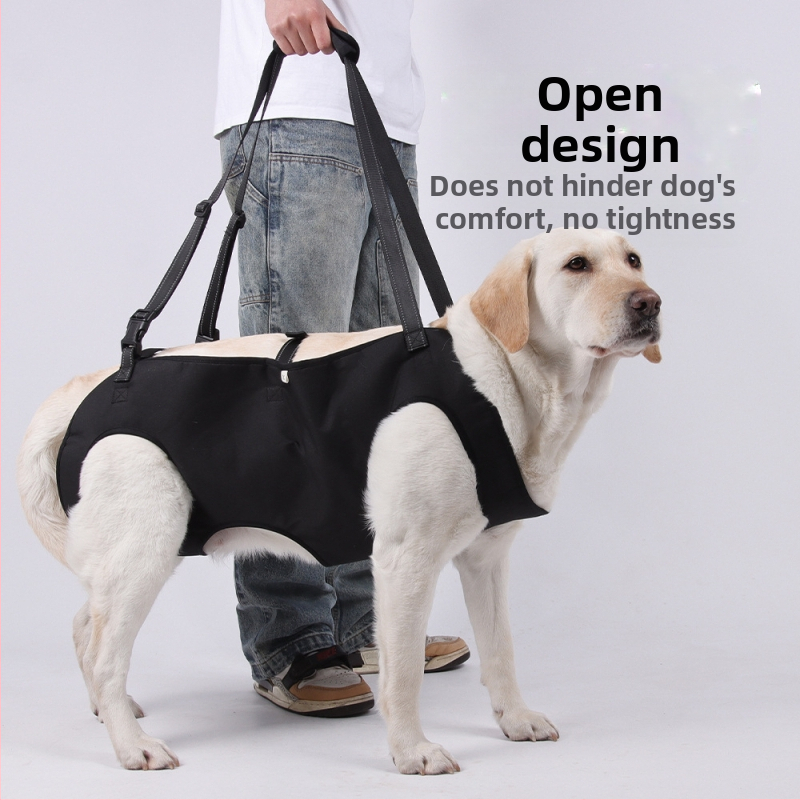 Nový pomocný pás pre domáce zvieratá od Amazonu pre staršie psy, zdravotne postihnuté psy, rehabilitačné cestovanie, veľkoobchod s nastaviteľným trakčným lanom na hrudník a chrbát