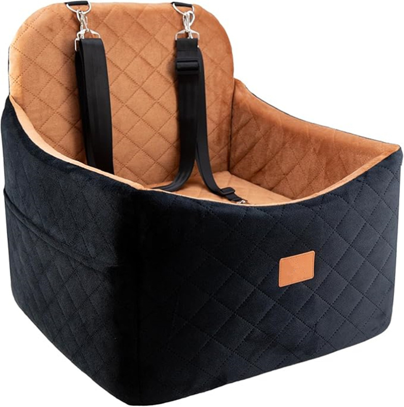 Scaun auto nou pentru câini, detașabil și lavabil, confortabil pentru animale de companie, față și spate