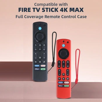 2024. gada Amazon Fire TV 4K Stick Max Bluetooth balss tālvadības pults silikona maciņš