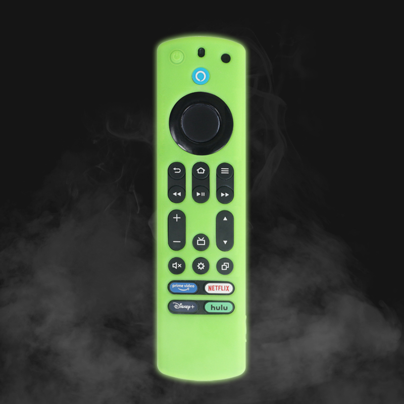 2024. gada Amazon Fire TV 4K Stick Max Bluetooth balss tālvadības pults silikona maciņš