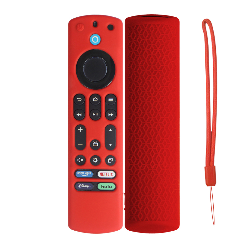 2024. gada Amazon Fire TV 4K Stick Max Bluetooth balss tālvadības pults silikona maciņš