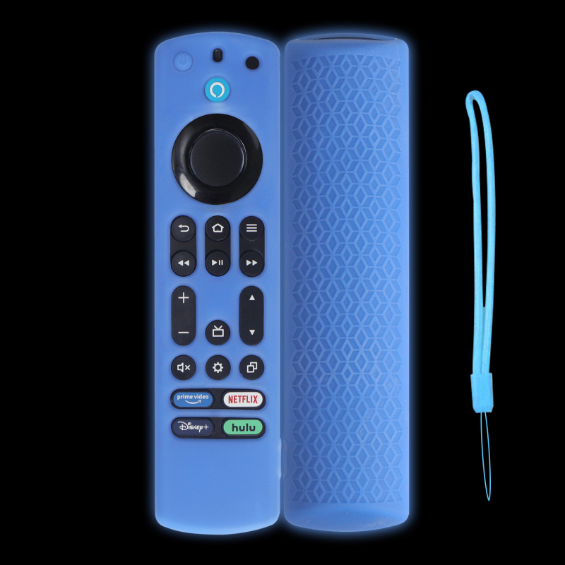 2024. gada Amazon Fire TV 4K Stick Max Bluetooth balss tālvadības pults silikona maciņš