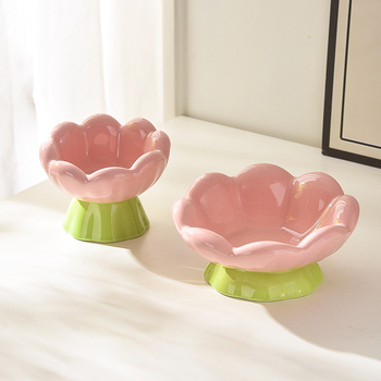 2024. aasta uus toode – internetikuulsuste kõrge välimusega keraamiline lemmikloomakauss, uus tulp, kõrge kauss, veekauss, toidukauss, kassikauss, koerakauss