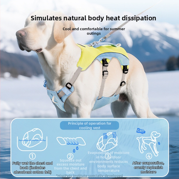 Διασυνοριακά είδη κατοικίδιων ζώων Λουρί σκύλου τύπου γιλέκου Μικρό, μεσαίο και μεγάλο λουρί σκύλου αντιεκρηκτική ζώνη λουρί βόλτας σκύλου