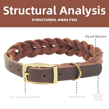 Δερμάτινα κολάρα για κατοικίδια από γνήσιο δέρμα αγελάδας από διασυνοριακό εργοστάσιο για μικρά και μεσαία σκυλιά, λουριά για σκύλους από δέρμα κορυφαίας ποιότητας, αλυσίδες για σκύλους χονδρικής για σκύλους
