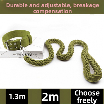 Λουρί σκύλου για μεσαίους και μεγάλους σκύλους, Κολάρο με αλυσίδα για κατοικίδια, Golden Retriever, Samoyed, Husky, Σχοινί βόλτας σκύλου, ιμάντας σκύλου