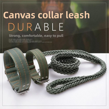 Λουρί σκύλου για μεσαίους και μεγάλους σκύλους, Κολάρο με αλυσίδα για κατοικίδια, Golden Retriever, Samoyed, Husky, Σχοινί βόλτας σκύλου, ιμάντας σκύλου