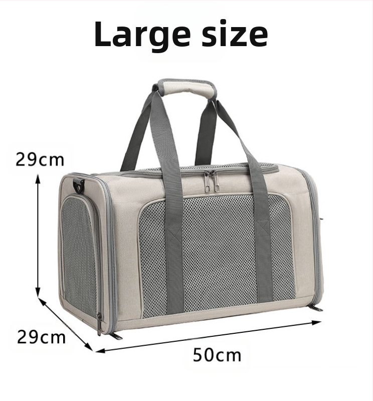 Macskatáska Kimenő hordozható nagy kapacitású lélegző macskaketrec autóba macskaketrec kutyatáska hordozható keresztpántos összecsukható kisállattáska