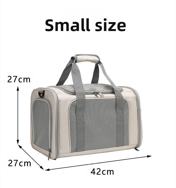 Macskatáska Kimenő hordozható nagy kapacitású lélegző macskaketrec autóba macskaketrec kutyatáska hordozható keresztpántos összecsukható kisállattáska