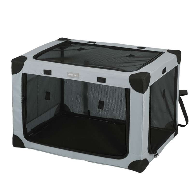 Határokon átnyúló kisállat-autós kutyaketrec, hátsó ketrec, nagy kutyakocsi, összecsukható macskakennel kisállat-ketrec