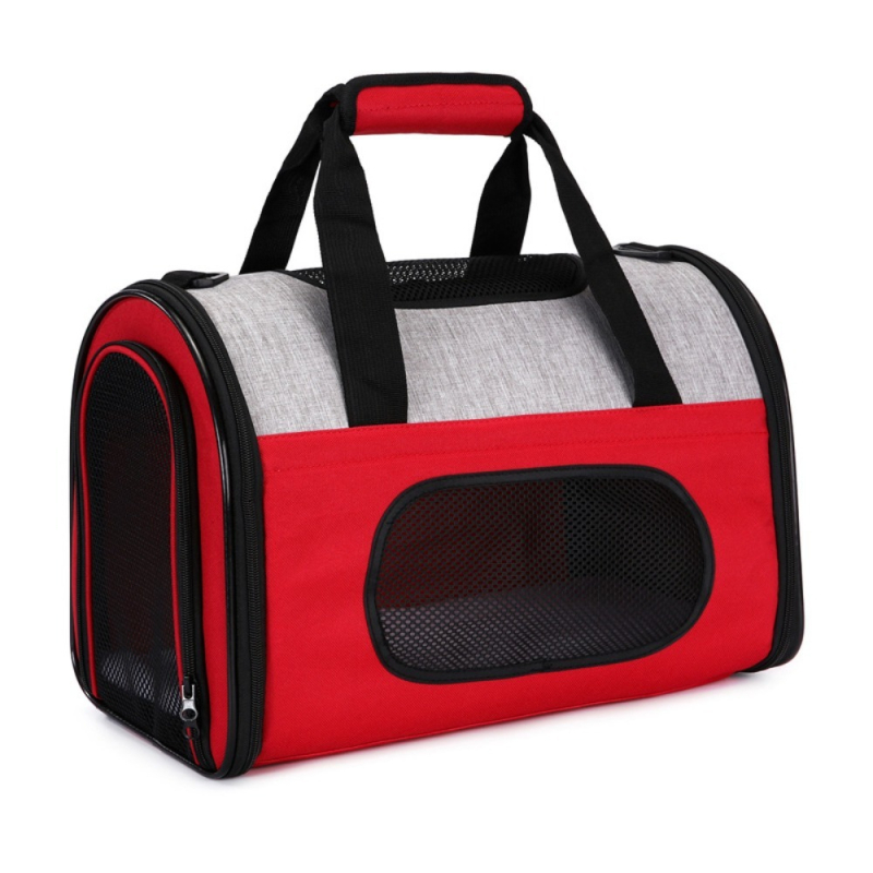 Kisállat szellőző táska kültéri macskáknak és kutyáknak egyvállas keresztpántos táska macskáknak kutyatáska multifunkcionális kisállat kellékek