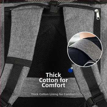 [Μεγάλη χωρητικότητα και πρακτική] Νέα αναπνεύσιμη τσάντα γάτας και σκύλου, φορητό κλουβί σκύλου μεγάλης χωρητικότητας για αυτοκίνητο, πτυσσόμενο για εκδρομές