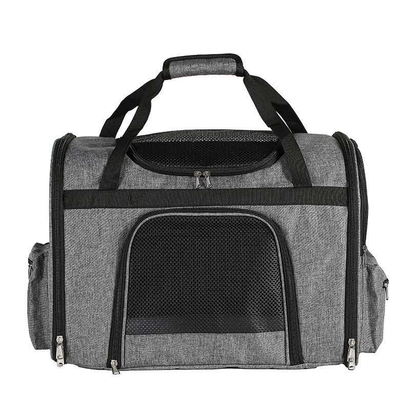 [Suure mahutavusega ja praktiline] Uus hingav kassi- ja koerakott, kaasaskantav suure mahutavusega autosse kokkupandav koerapuur väljasõitudeks