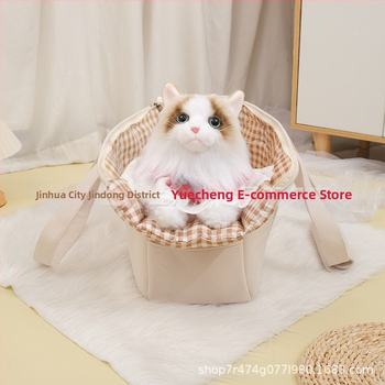 Κορεάτικο στυλ σε απόθεμα Σκύλος Γάτα Εξωτερική τσάντα για κατοικίδια Γάτα Σακίδιο πλάτης Μικρό φορητό ώμο για σκύλους Εξωτερική τσάντα ώμου για ώμους και χιαστί