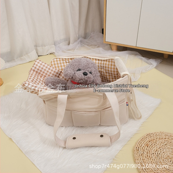 Κορεάτικο στυλ σε απόθεμα Σκύλος Γάτα Εξωτερική τσάντα για κατοικίδια Γάτα Σακίδιο πλάτης Μικρό φορητό ώμο για σκύλους Εξωτερική τσάντα ώμου για ώμους και χιαστί