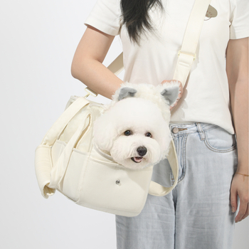 Νέα τσάντα κατοικίδιων ζώων για μικρό σώμα σκύλου χαριτωμένο μοντέρνο απλό αναπνεύσιμο ανοιξιάτικο και καλοκαιρινό τσάντα γάτας τσάντα ταξιδιού για σκύλους