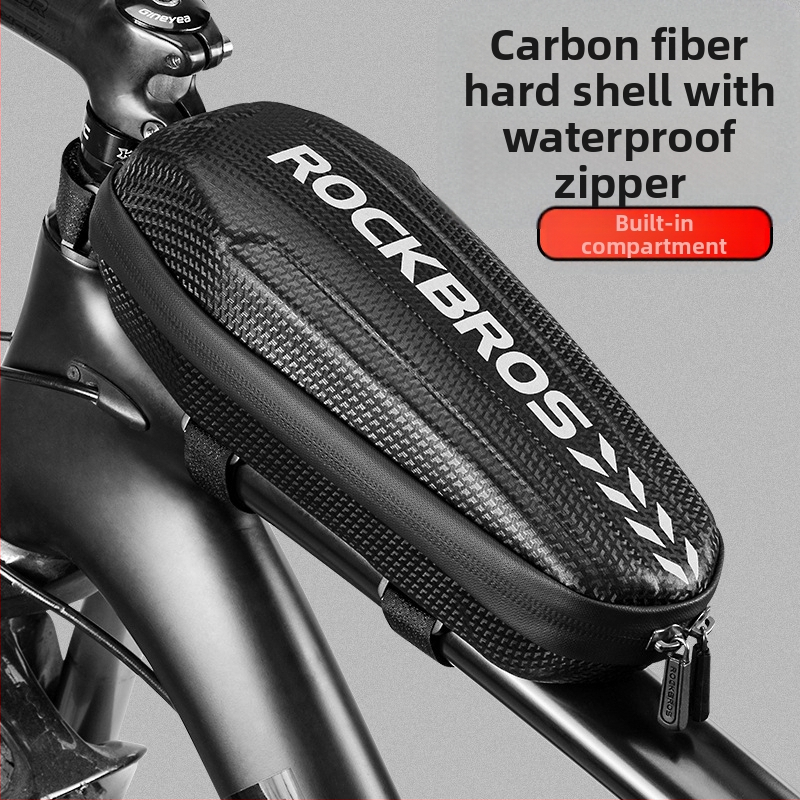 ROCKBROS kerékpártáska, első vázas táska, elöl akasztós táska, hegyi kerékpár kemény héjú csőtáska, kerékpár felszerelés, gyári outlet