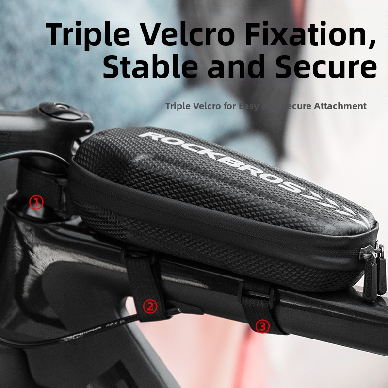 Taška na bicykel ROCKBROS, predná nosníková taška, predná závesná taška na horský bicykel, tvrdá tubusová taška, jazdecké vybavenie, továrenská predajňa