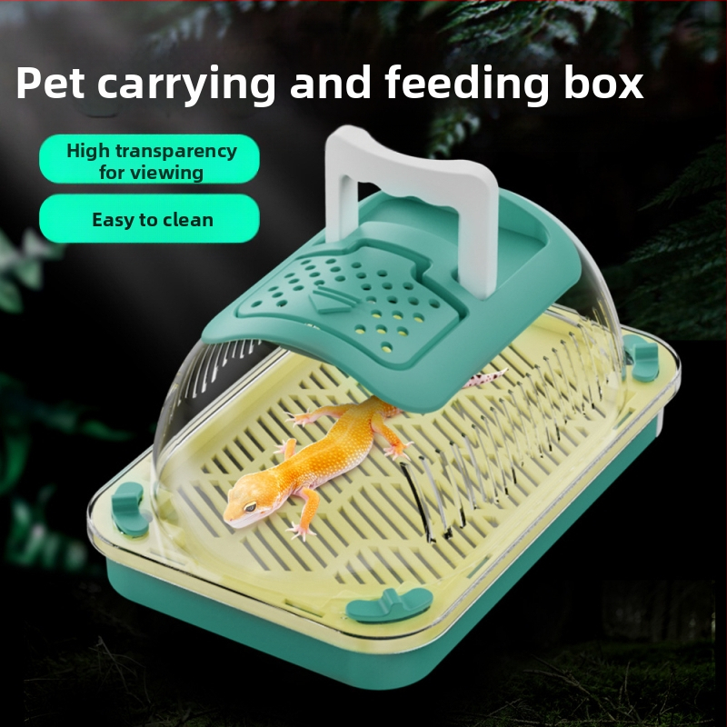 Hüllőpalota gyík kisállat doboz multifunkcionális menekülésgátló hordozható kültéri műtárgy megfigyelő doboz átlátszó doboz