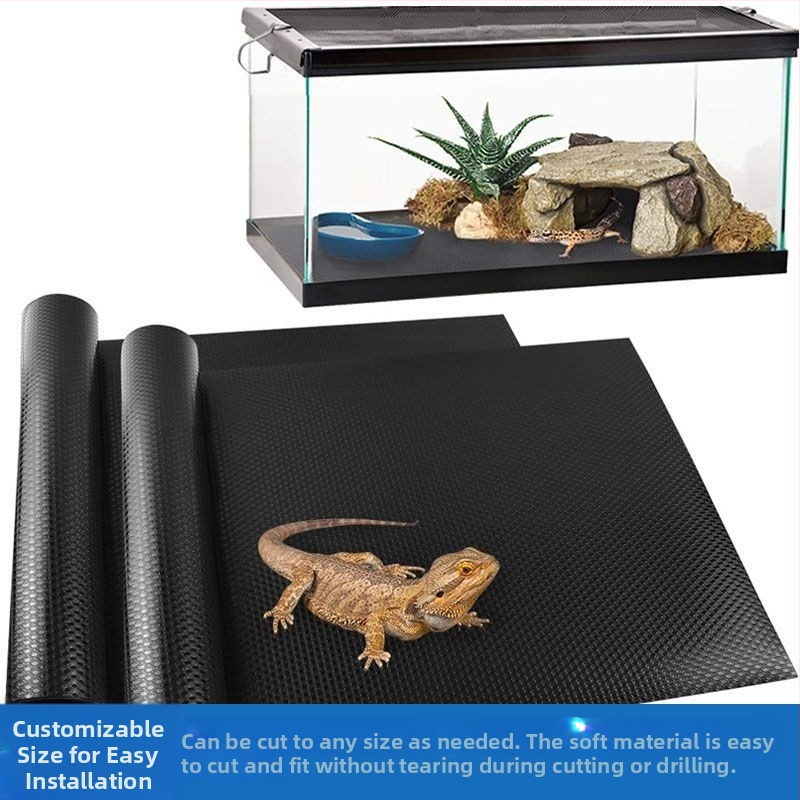 Подложка за влечуги Eva, устойчива на мухъл, подложка за дъно на кутия за размножаване на змии и гекони, подложка против замърсяване за стъклен контейнер, неплъзгаща се, водоустойчива и лесна за поддръжка
